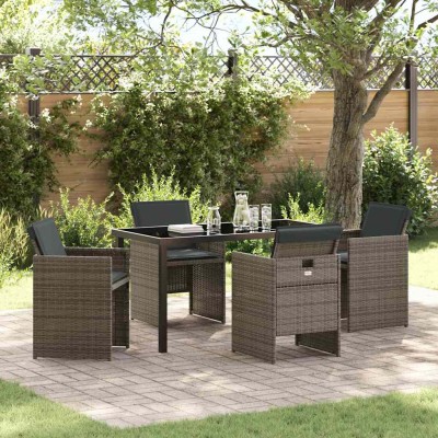 Garden dining set with...