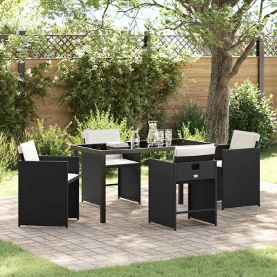 Garden dining set with...