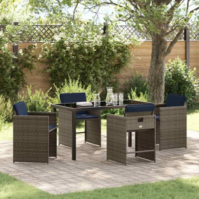 Garden dining set with...