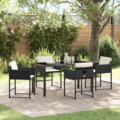Garden dining set with...