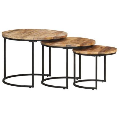 Stackable tables, 3 pcs.,...