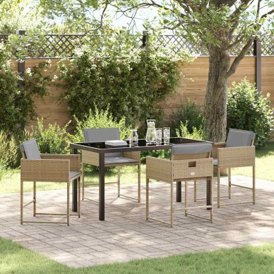 Garden dining set with...