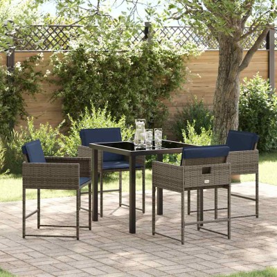 Garden dining set with...