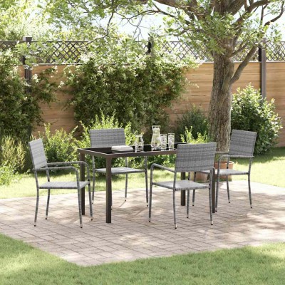 Garden dining set with...