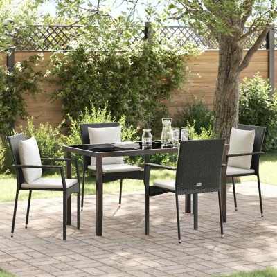 Garden dining set with...