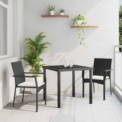 Garden dining set with...