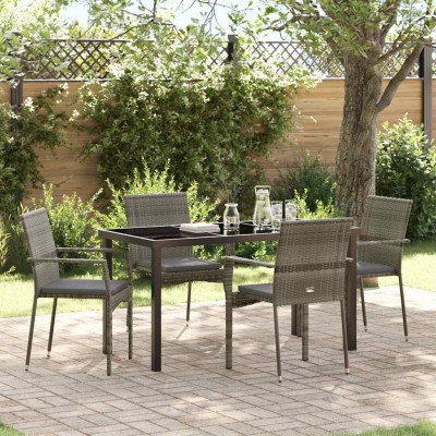 Garden dining set with...
