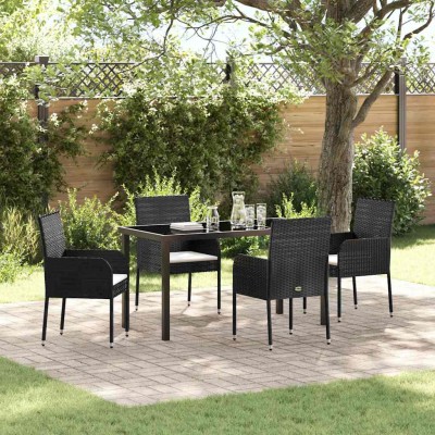Garden dining set with...