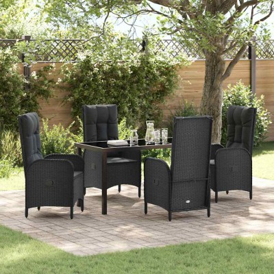Garden dining set with...