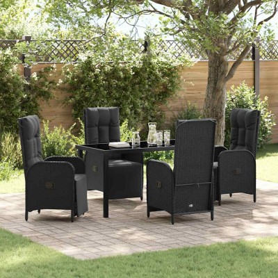 Garden dining set with...