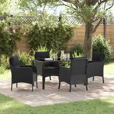 Garden dining set with...
