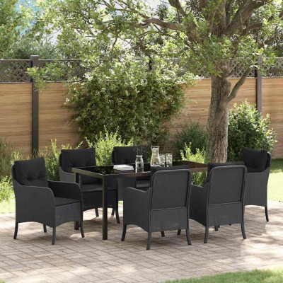 Garden dining set with...