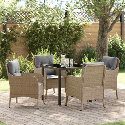 Garden dining set with...