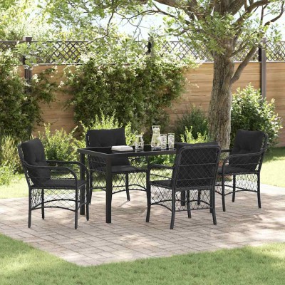 Garden dining set with...