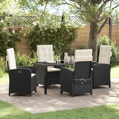 Garden dining set with...