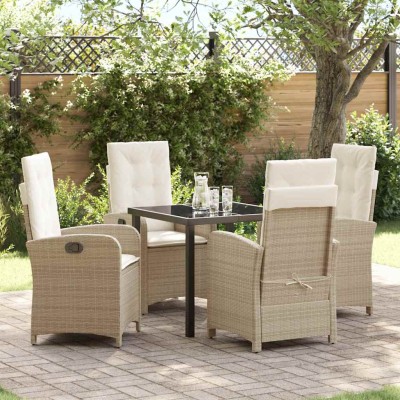 Garden dining set with...