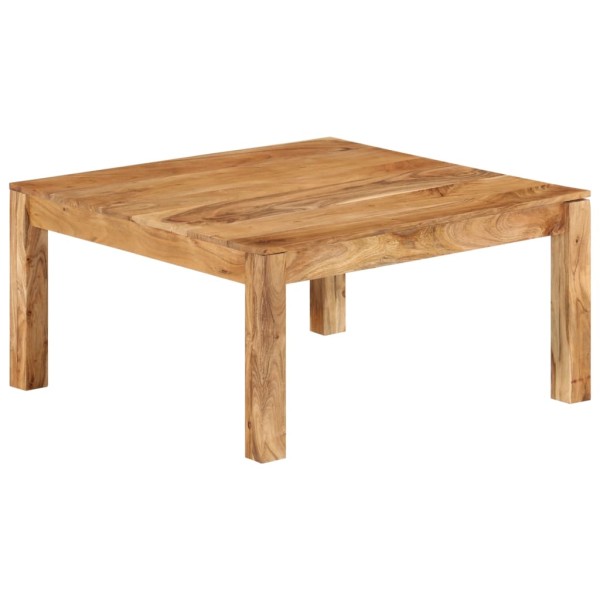 Coffee table, 80x80x40cm, solid acacia wood
