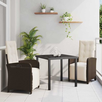 Garden dining set with...