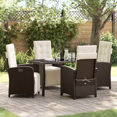 Garden dining set with...