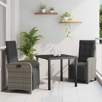Garden dining set with...