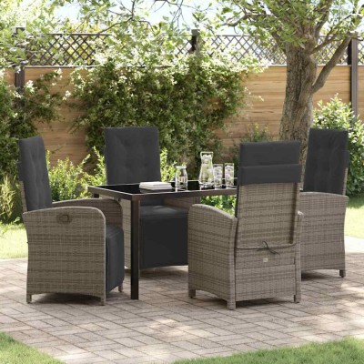 Garden dining set with...