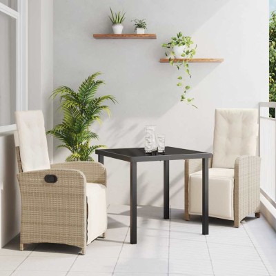 Garden dining set with...