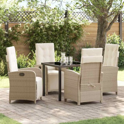 Garden dining set with...