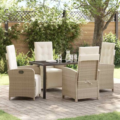 Garden dining set with...