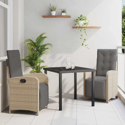 Garden dining set with...