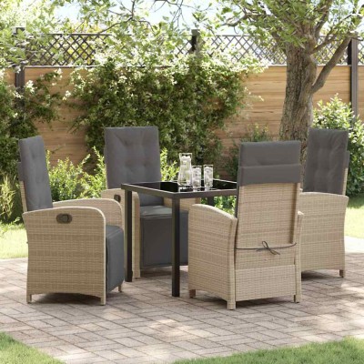 Garden dining set with...