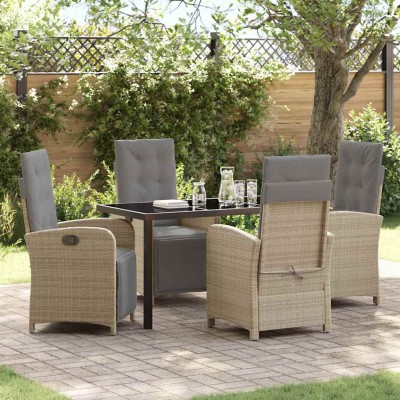Garden dining set with...