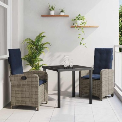 Garden dining set with...