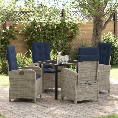 Garden dining set with...