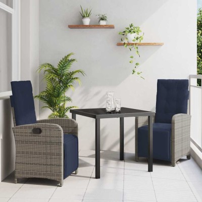 Garden dining set with...