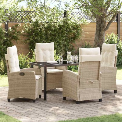 Garden dining set with...