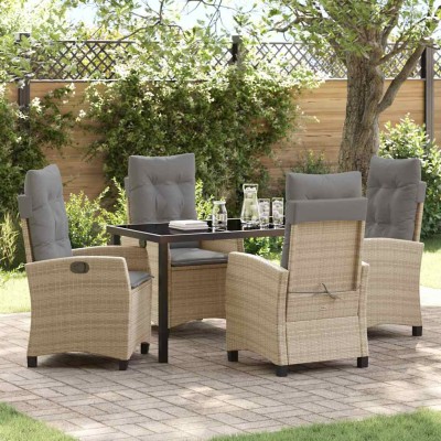 Garden dining set with...