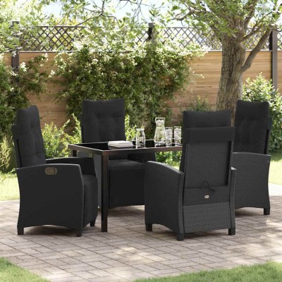 Garden dining set with...