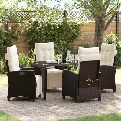 Garden dining set with...