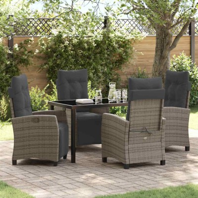 Garden dining set with...