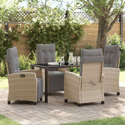 Garden dining set with...