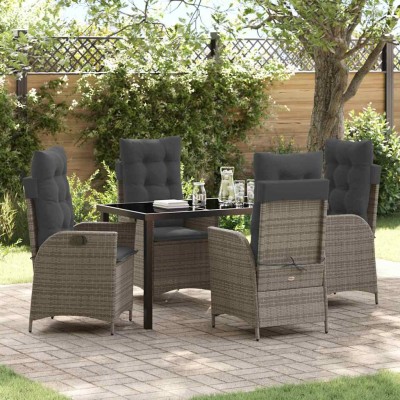 Garden dining set with...