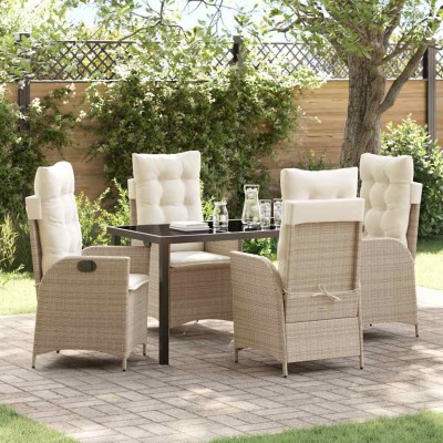 Garden dining set with...
