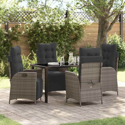 Garden dining set with...