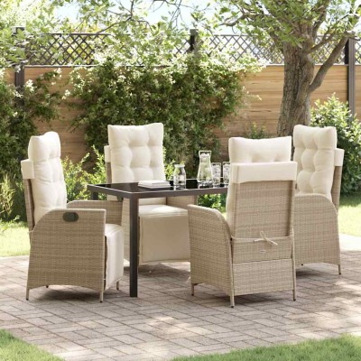 Garden dining set with...