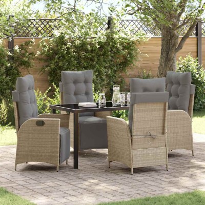 Garden dining set with...