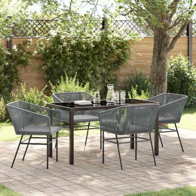 Garden dining set with...