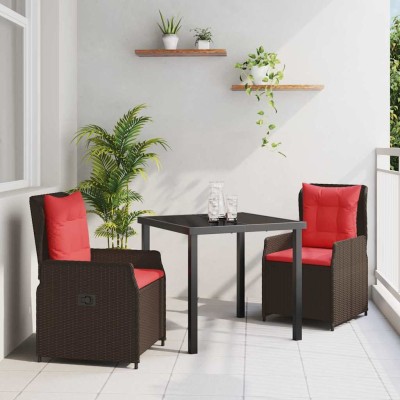 Garden dining set with...