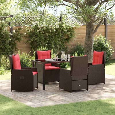Garden dining set with...