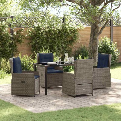 Garden dining set with...
