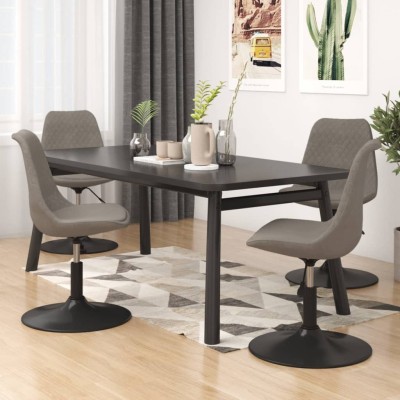 Swivel dining chairs, 4...